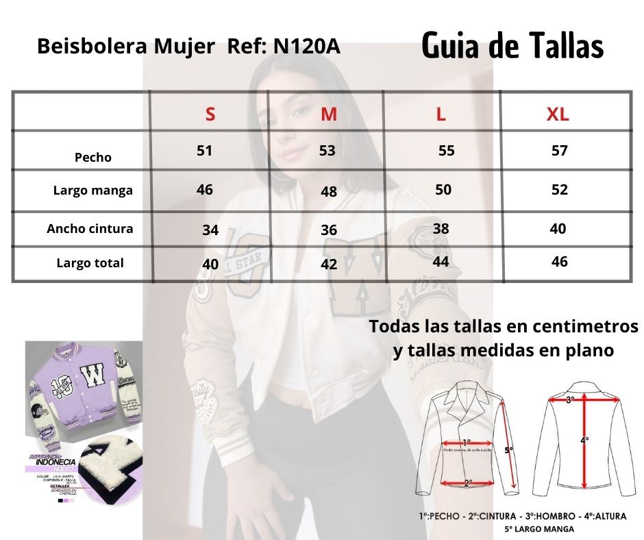 Beisbolera en algodón Mujer