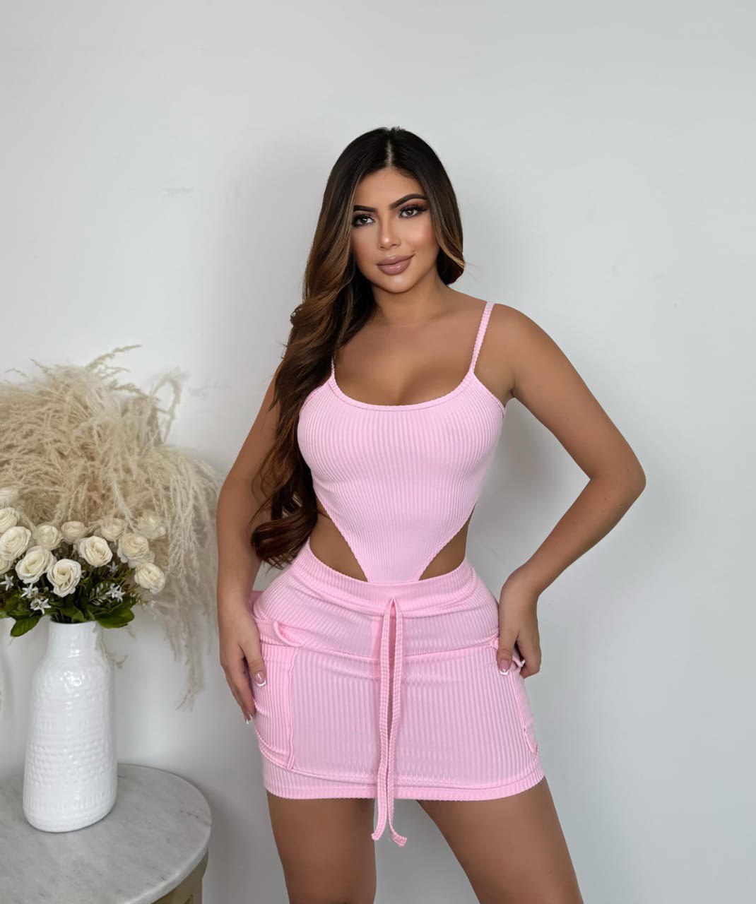 Conjunto 2 prenda Body y falda Estrella